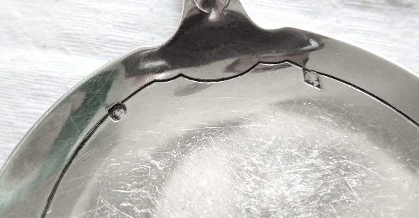 Cardeilhac : couvert de service à glace en argent massif de style Régence, poinçon Minerve