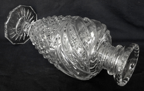 Vase en cristal de Baccarat de style Restauration - production du Musée - 25cm