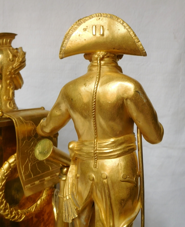 Pendule Empire en bronze doré au mercure - Frédéric II Le Grand