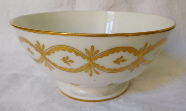 Manufacture de la Reine - bol / ramequin / vide-poches en porcelaine de Paris d'époque XVIIIe