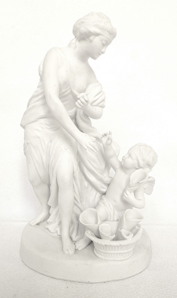 Paire de biscuits de porcelaine