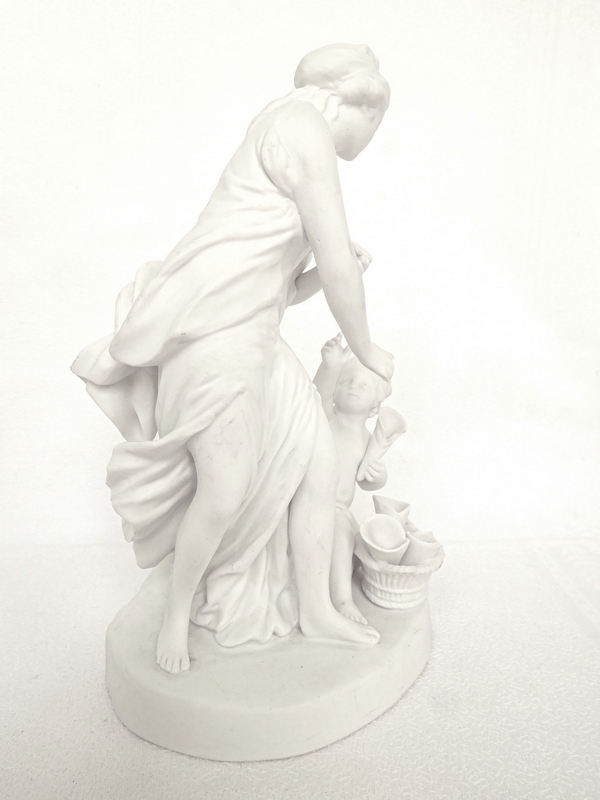 Paire de biscuits de porcelaine