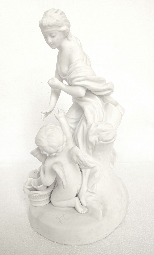 Paire de biscuits de porcelaine