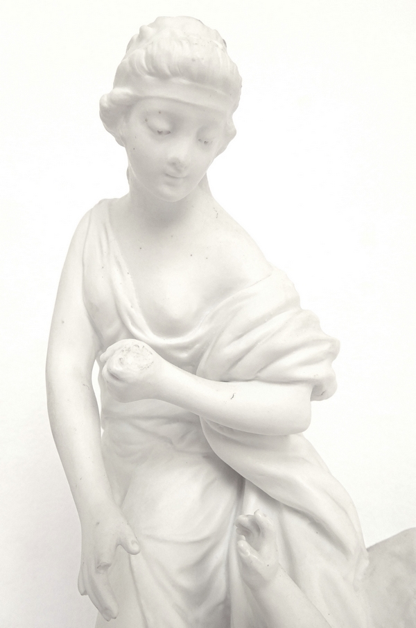 Paire de biscuits de porcelaine