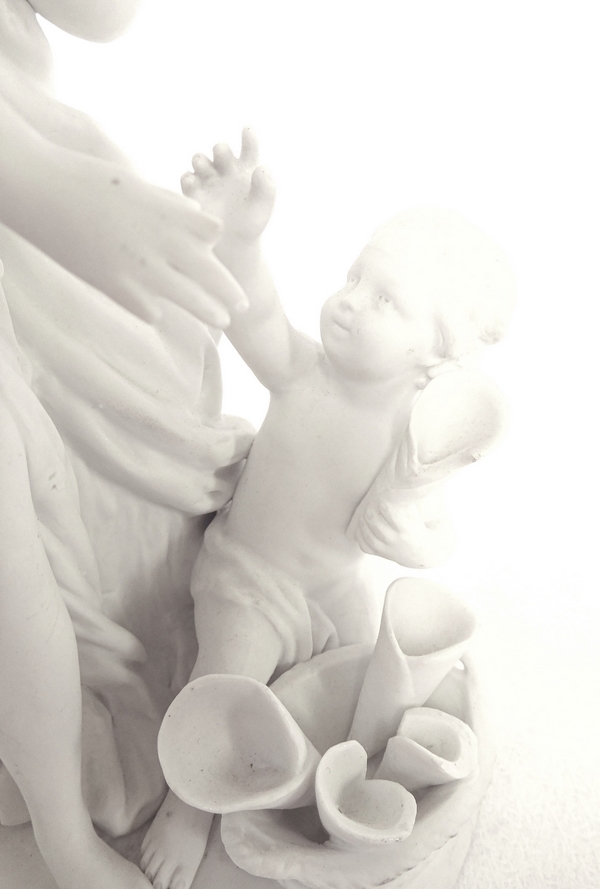 Paire de biscuits de porcelaine