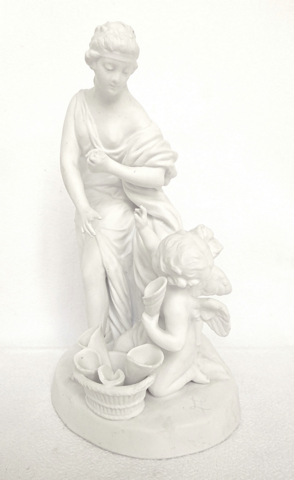 Paire de biscuits de porcelaine