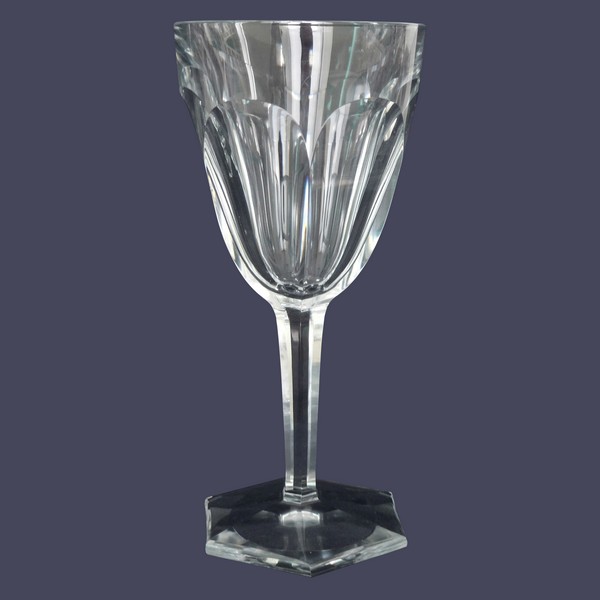 Verre à vin en cristal de Baccarat, modèle Compiègne - 14,2cm