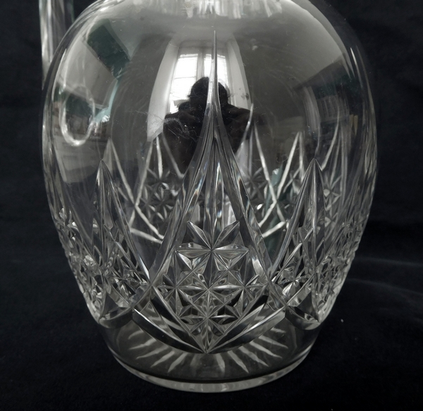 Pichet / broc / carafe à eau en cristal de Baccarat, modèle Epron