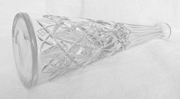 Carafe à vin du Rhin en cristal de Baccarat, modèle Lagny