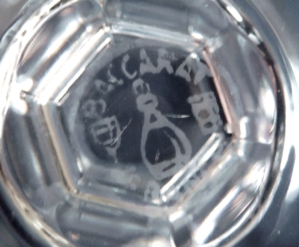Verre à vin blanc / porto en cristal de Baccarat, modèle Lauzun - 12,8cm - signé