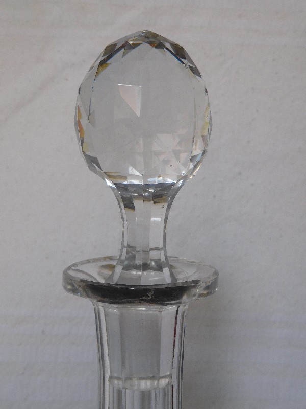 Grande carafe à vin en cristal de Baccarat, modèle Malmaison