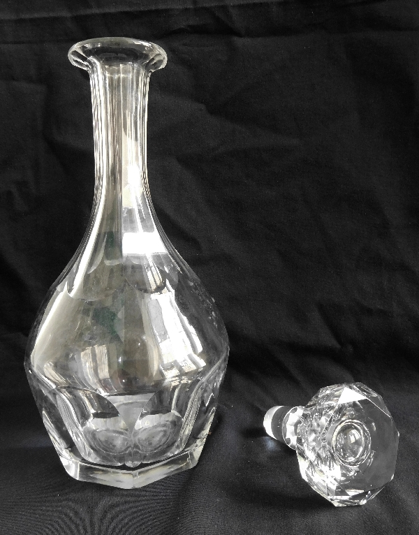 Carafe à vin en cristal de Baccarat, modèle Malmaison