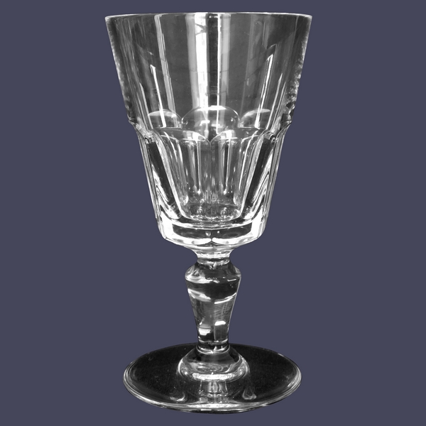 Verre à vin blanc ou porto en cristal de Baccarat, modèle Missouri - signé - 12cm