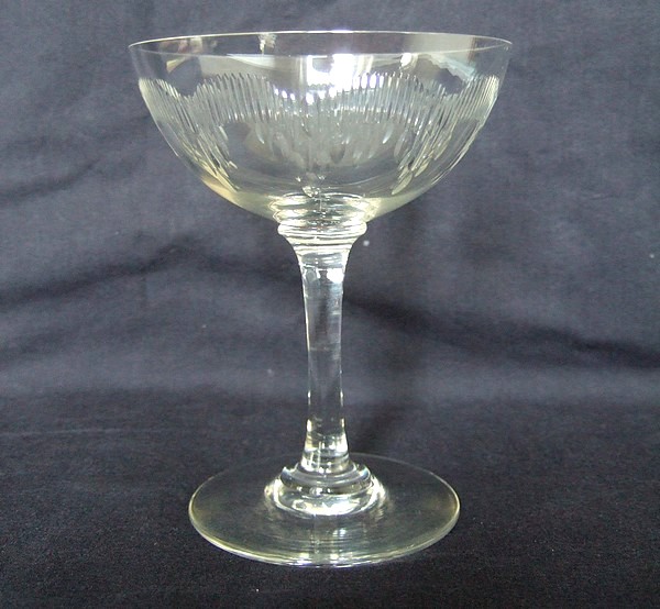 Verre à porto ou à vin blanc en cristal de Baccarat, modèle Molière, 11,6cm