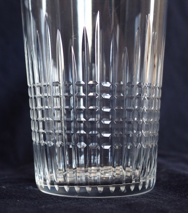 Verre / gobelet à eau ou à whisky en cristal de Baccarat, modèle Nancy - signé - 10cm
