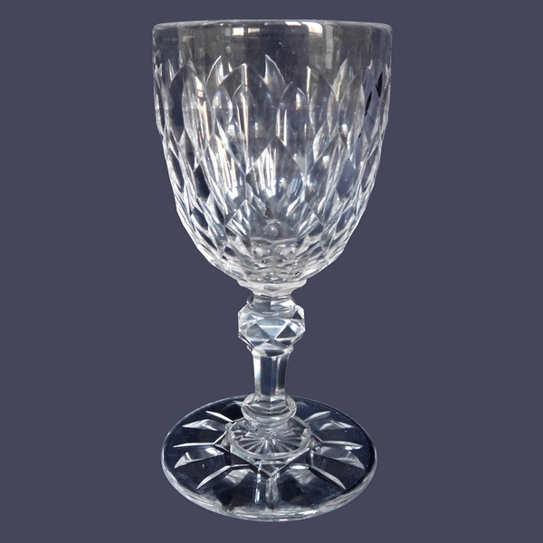 Verre à vin blanc / porto en cristal de Baccarat, modèle Nîmes (variante de Juvisy)