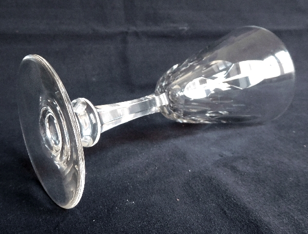 Verre à eau en cristal de Baccarat, modèle Picardie - signé - 17,8cm