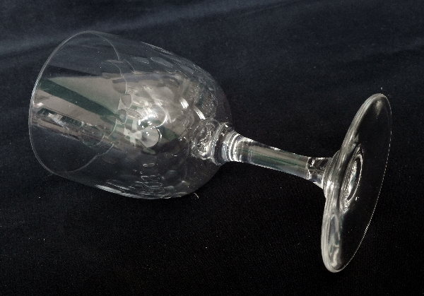 Verre à vin en cristal de Baccarat, modèle Richelieu - 12,4cm