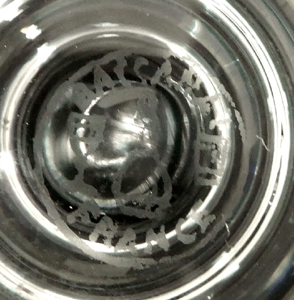 Verre à eau en cristal de Baccarat, modèle Saint Rémy - signé - 21,2cm