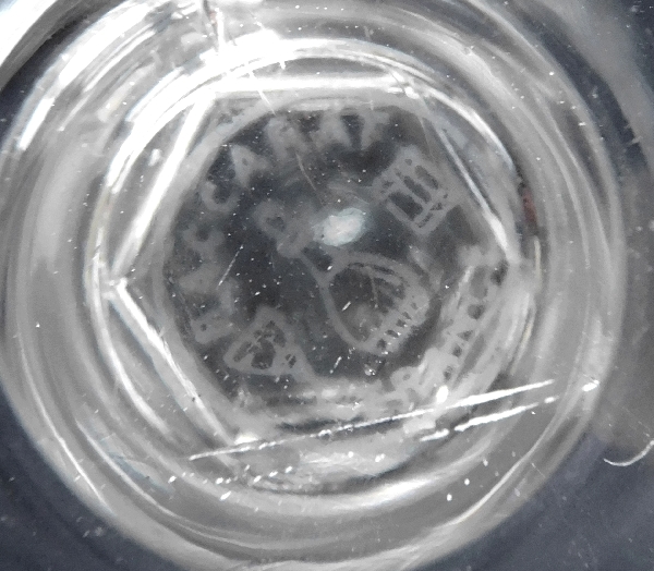 Verre à eau en cristal de Baccarat, modèle Thorigny - signé - 18,3cm