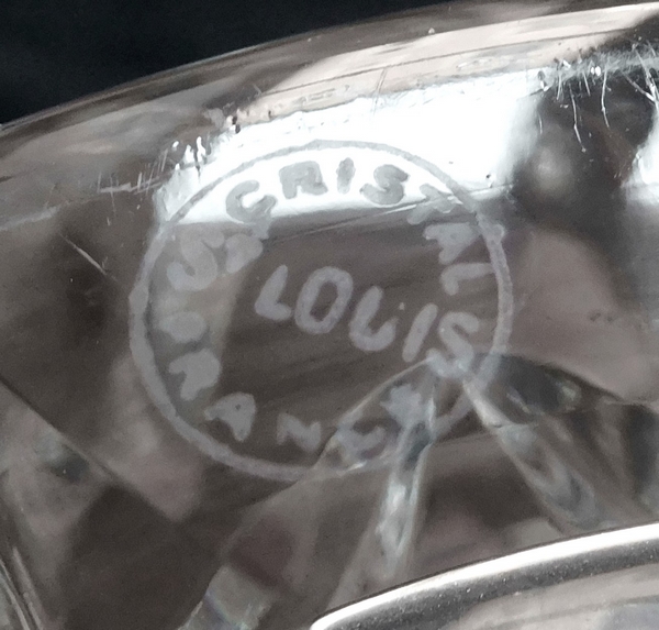 Carafe à vin en cristal de Saint Louis, modèle Camargue - signée