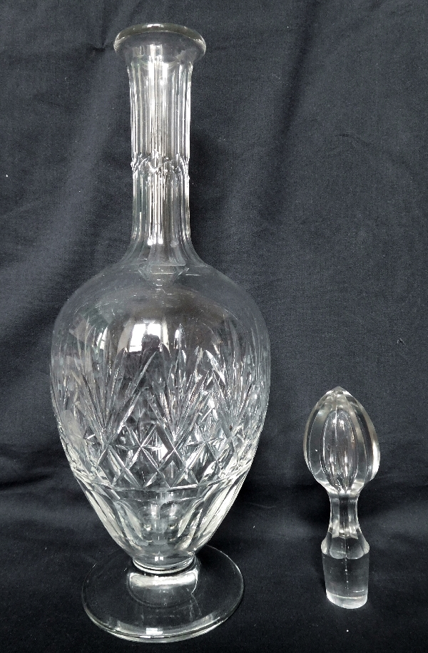 Carafe à vin en cristal de St Louis, modèle Massenet - 35,5cm