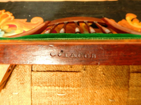 Chaise à l'étrusque en acajou et citronnier d'époque fin XVIIIe siècle estampillée Georges Jacob