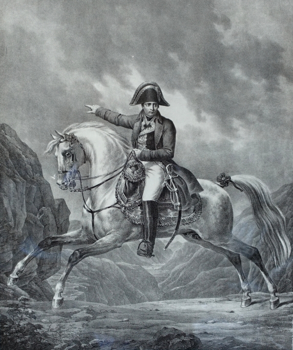 Gravure Napoléon Bonaparte 1er Consul - gravure d'époque Empire