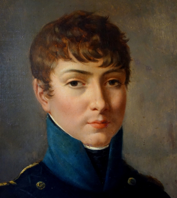 Portrait d'un élève du Lycée Impérial sous l'Empire, HST attribuée à Van Gorp
