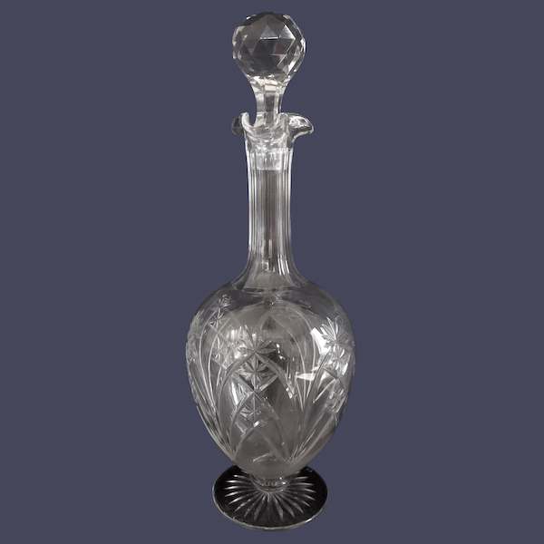 Carafe à eau en cristal de Baccarat, modèle forme 9232 taille 9255 du catalogue de 1916 - 32cm