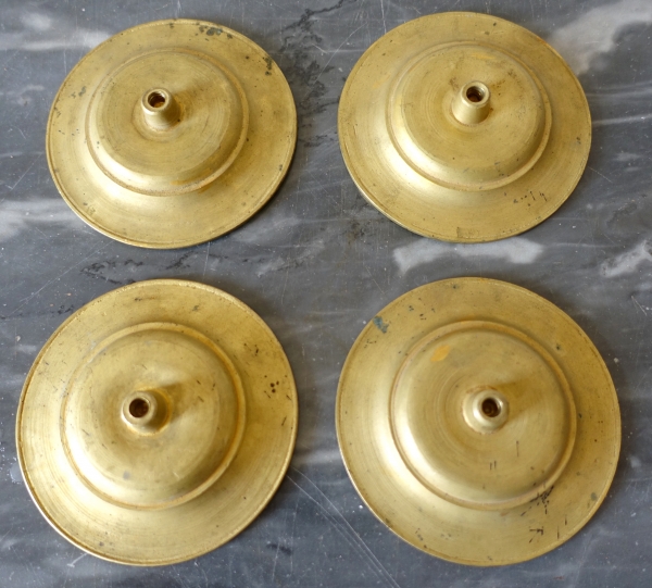 4 Empire ormolu bronze curtain holders