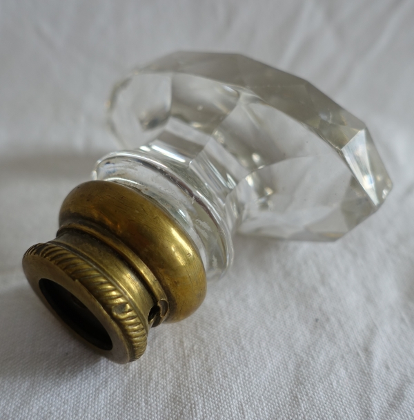 7 Baccarat crystal door handles, Napoleon III period - 19th century