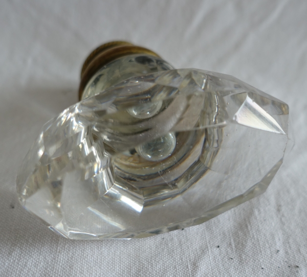 7 Baccarat crystal door handles, Napoleon III period - 19th century
