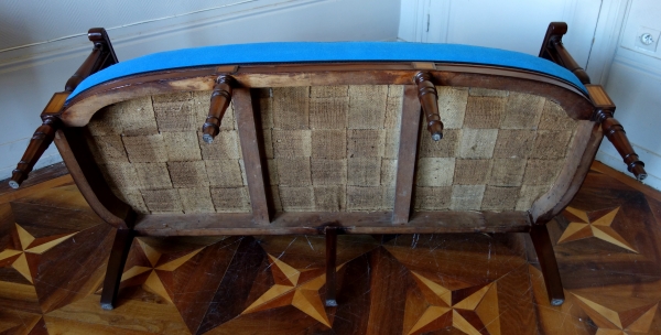 Directoire mahogany & lemon tree sofa attributed to Georges Jacob