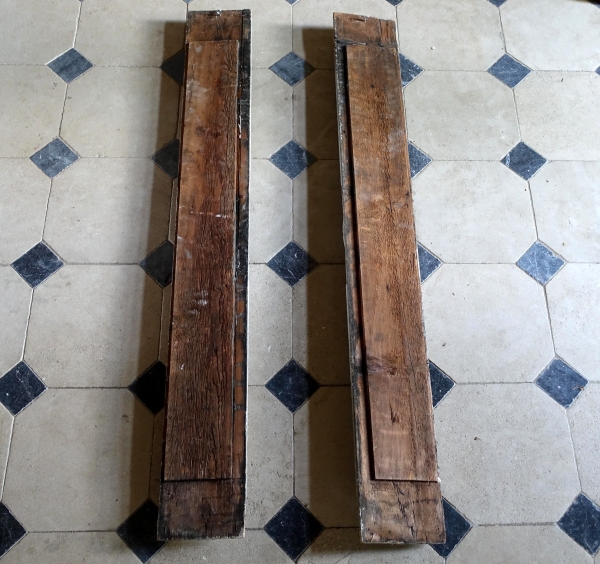 Pair of Louis XVI panels for ceiling or beams, 18th century