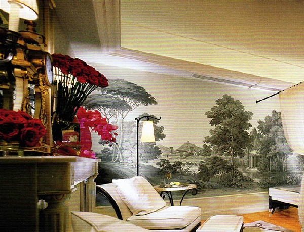 Zuber panoramic sepia wallpaper (never Installed) Italian Landscape 250cm x 400cm