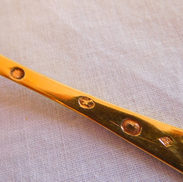 Set of 12 vermeil spoons for a jam jar, Empire production circa 1818