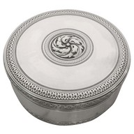 Boîte en argent massif et vermeil de style Louis XVI, poinçon Minerve, par Boin Taburet