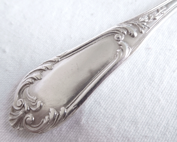 Sterling silver Louis XV style dessert serving set, silversmith Henri Chenailler