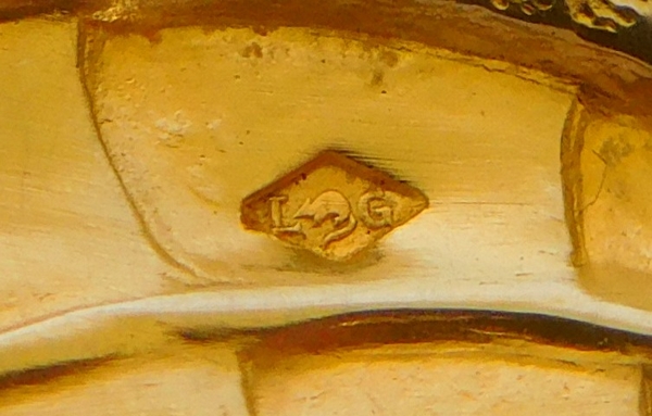 Pelle à fraises de style Louis XV en argent massif et vermeil, poinçon Minerve par Laparra et Gabriel
