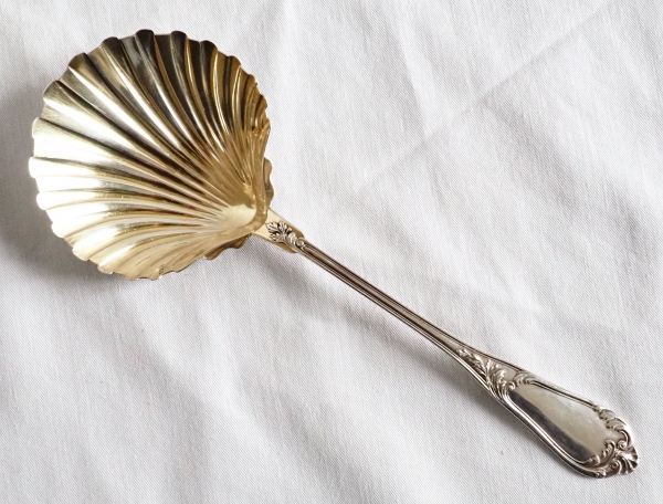 Henri Soufflot : Louis XV style sterling silver strawberry spoon