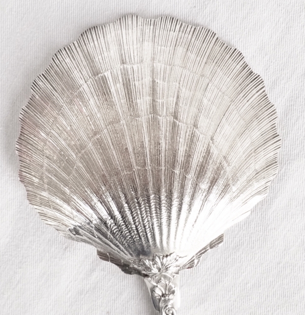 Henri Soufflot : Louis XV style sterling silver strawberry spoon