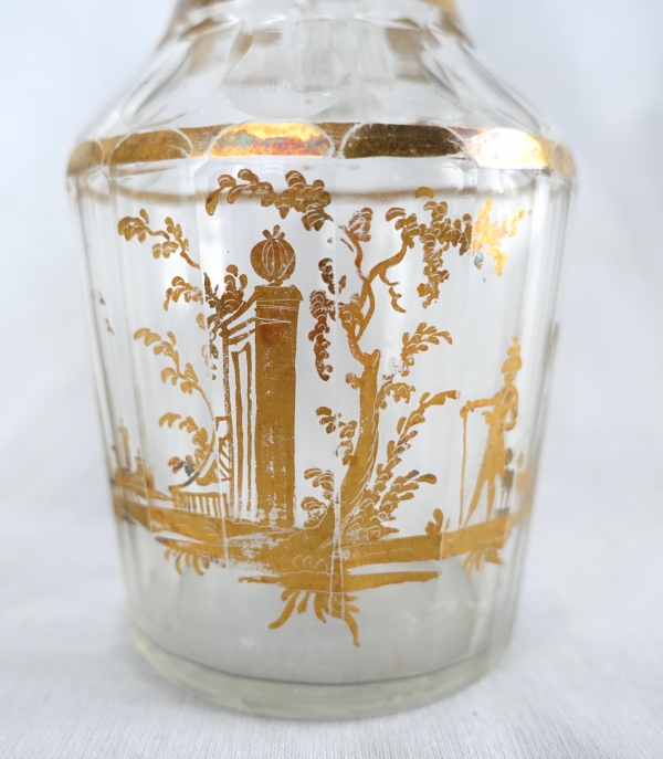 Sterling silver oil and vinegar set, Louis XV - Louis XVI period, 18th century - Paris - 1777