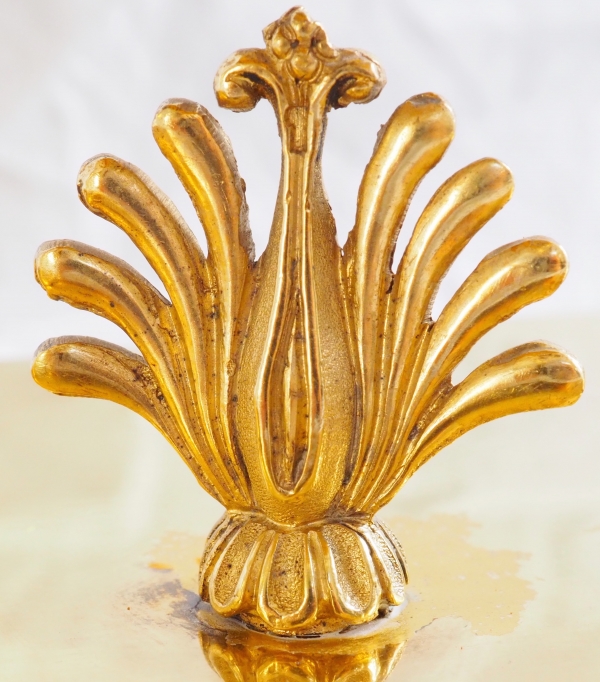 Empire vermeil oil and vinegar set, French hallmark Rooster, early 19th century