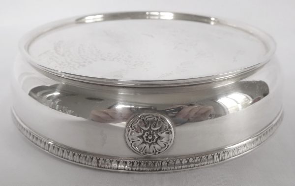 Puiforcat - Empire style sterling silver candy bowl, silversmith Puiforcat