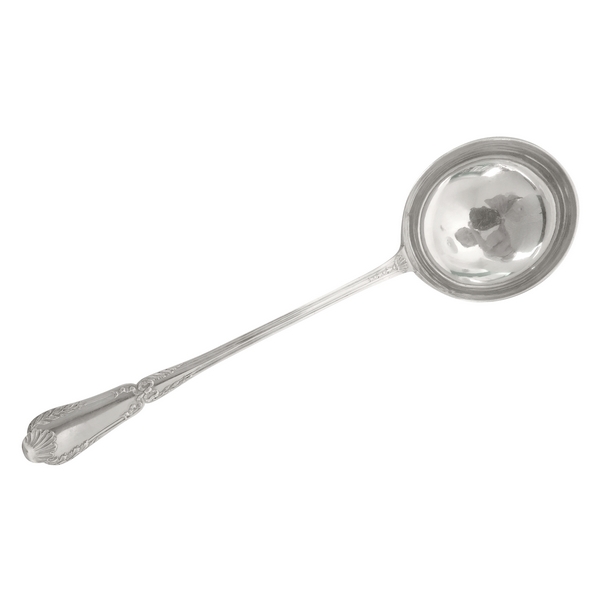 Puiforcat : sterling silver ladle, Transition style Pompadour pattern