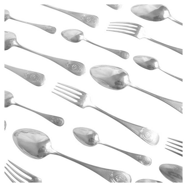 Leon Lapar : Antique French sterling silver flatware, 36 pieces