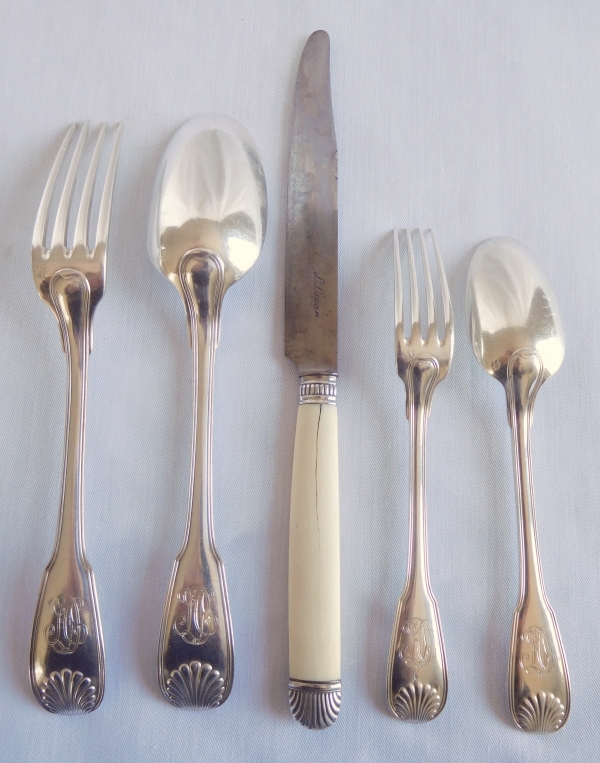 Lapparra & Lapar : sterling silver flatware for 12 guests