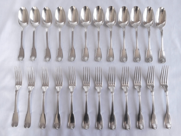 Lapparra & Lapar : sterling silver flatware for 12 guests