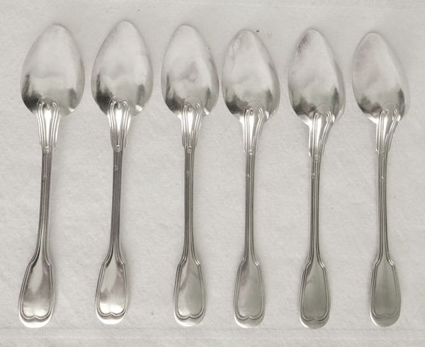 Sterling silver flatware for 6 - 18pcs - silversmith Henin Freres